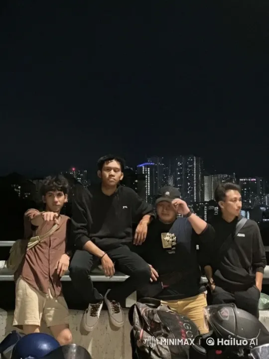 Nighttime Rooftop Kung Fu Display in Urban Setting – AI Generated Video | Hailuo AI