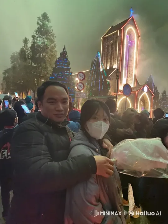 Winter Festivity Kung Fu Showdown with Church Background – AI Generated Video | Hailuo AI