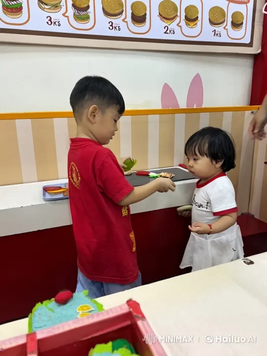 Children's Play Area Dispute Over Play Food – AI Generated Video | Hailuo AI