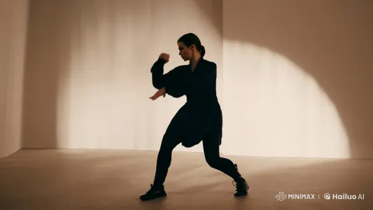 Anya's Intense Martial Arts Performance Captures Attention – AI Generated Video | Hailuo AI