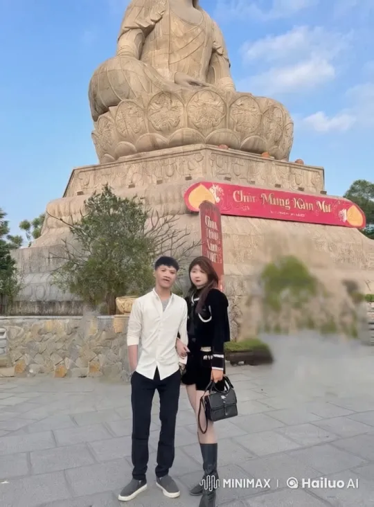 Intense Kung Fu Duel in Front of a Statue – AI Generated Video | Hailuo AI