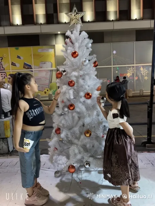 Girls Display Kungfu Skills in Festive Christmas Tree Setting – AI Generated Video | Hailuo AI