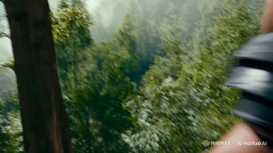 Viking Commanding Overlooking Orc Army in Intense Forest Chase – AI Generated Video | Hailuo AI
