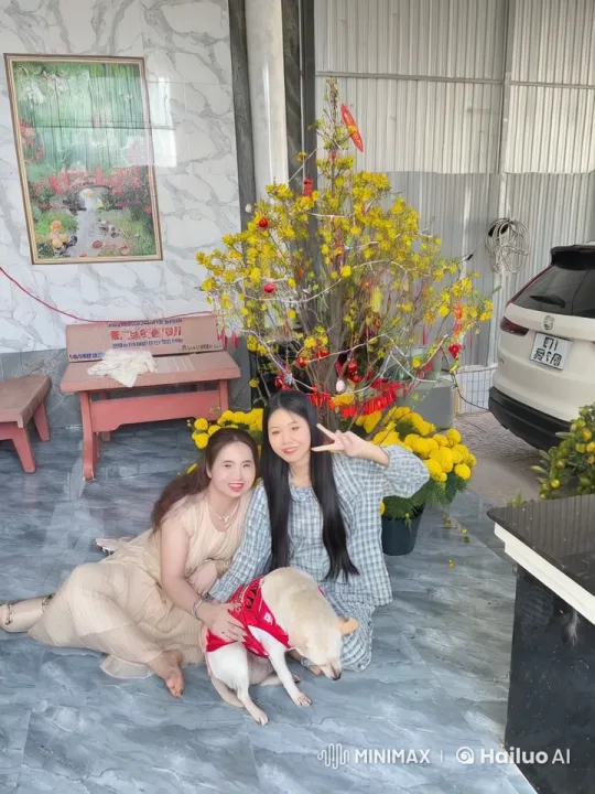 Two Women Practicing Kung Fu by Decorated Honey Locust Tree – AI Generated Video | Hailuo AI
