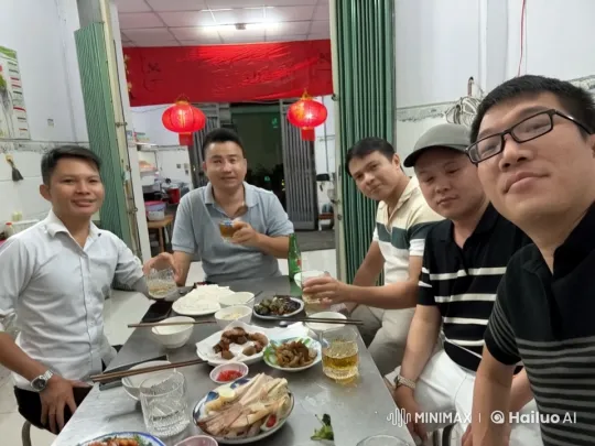 Traditional Vietnamese Feast Transforms into Martial Arts Showdown – AI Generated Video | Hailuo AI