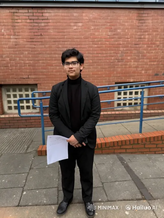 Young Man Transitioning from Stand to Kneel with Paper – AI Generated Video | Hailuo AI