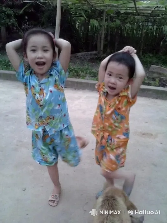 Children Perform Wukong-Style Martial Arts in Garden – AI Generated Video | Hailuo AI