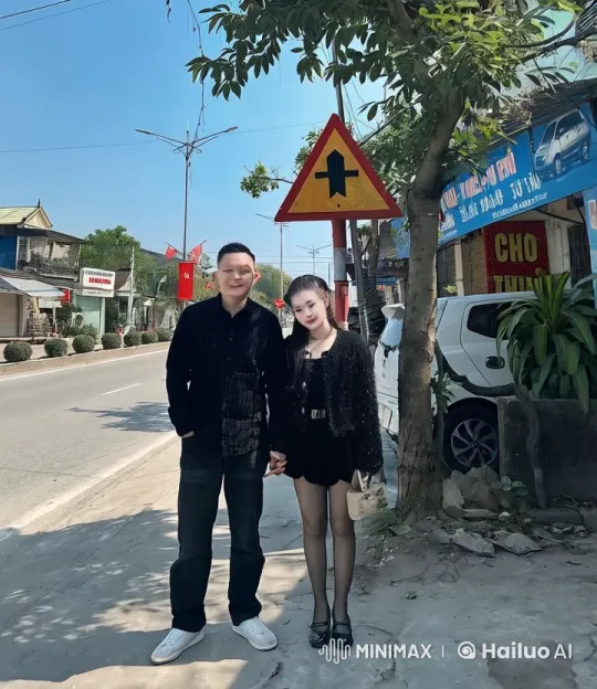 Couple Demonstrates Martial Arts Prowess on Quiet Street – AI Generated Video | Hailuo AI