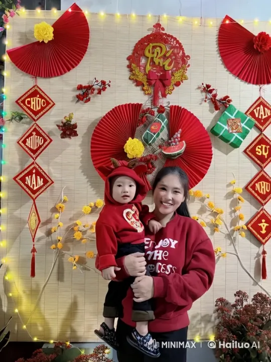 Vietnamese Festive Celebration with Energetic Child Kungfu Performance – AI Generated Video | Hailuo AI