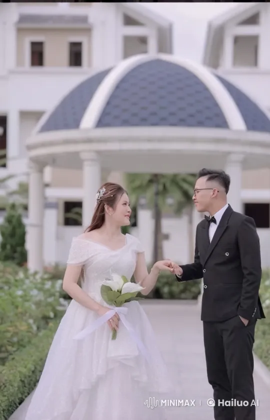 Wedding to Warrior: Martial Arts Couple's Elegant Battle – AI Generated Video | Hailuo AI