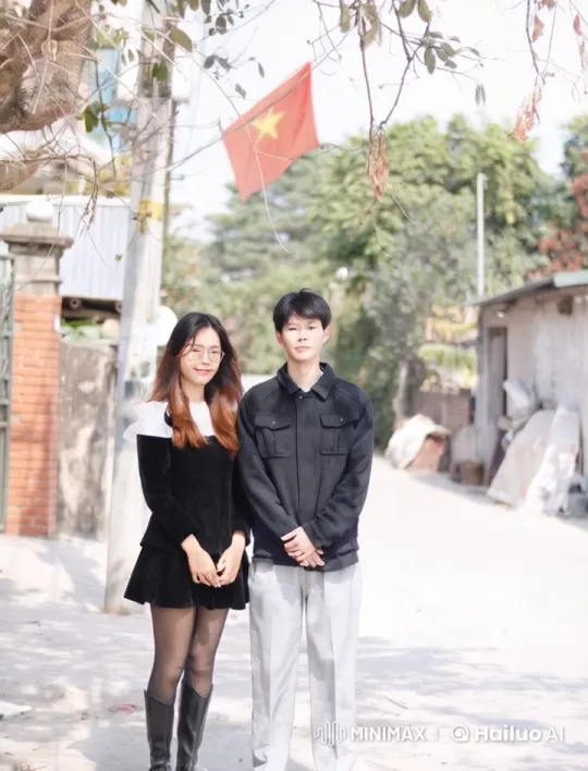 Young Couple Practices Kung Fu in Serene Outdoor Setting – AI Generated Video | Hailuo AI