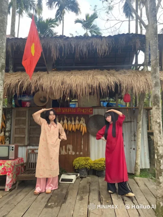 Vietnamese Rural Kung Fu Practitioners in Traditional Setting – AI Generated Video | Hailuo AI