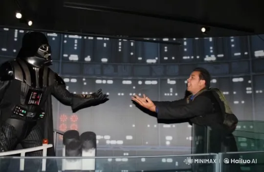 Star Wars Fan Film: Man Defeats Darth Vader – AI Generated Video | Hailuo AI