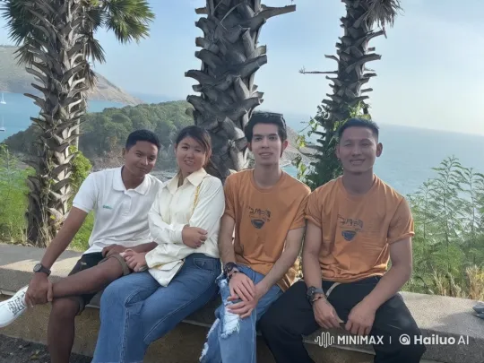 Four Individuals Display Martial Arts Skills in a Scenic Setting – AI Generated Video | Hailuo AI