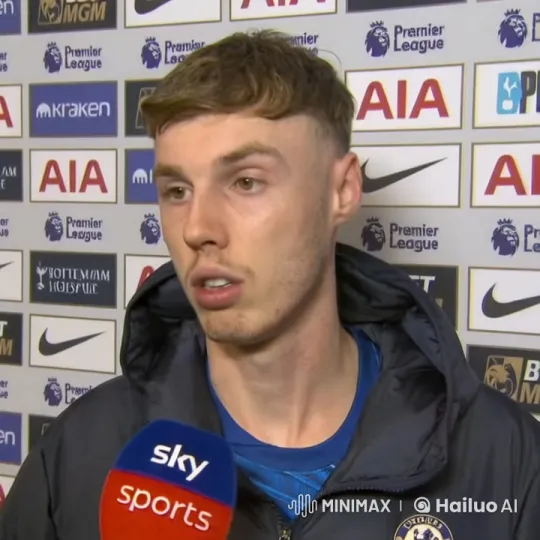 Chelsea Player's Post-Match Interview with Sponsor Backdrop – AI Generated Video | Hailuo AI