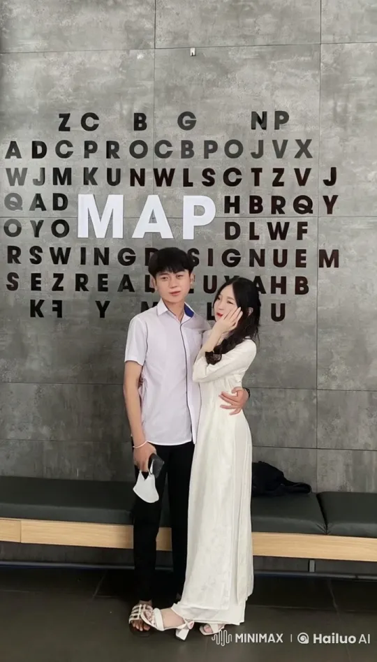 Dynamic Kung Fu Duo Perform on 'MAP' Wall – AI Generated Video | Hailuo AI