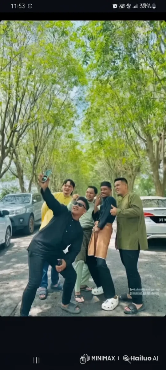 Men Engage in Energetic Martial Arts Fight in Parking Area – AI Generated Video | Hailuo AI