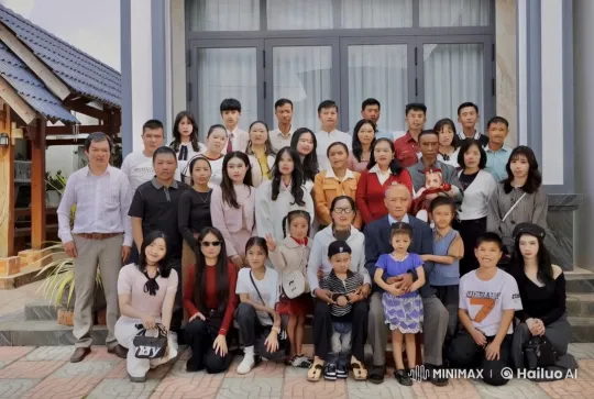 Unexpected Kung Fu Performance by Group in Group Photo – AI Generated Video | Hailuo AI