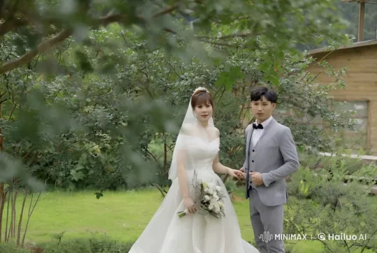 Groom and Bride Engage in Energetic Martial Arts Fight – AI Generated Video | Hailuo AI