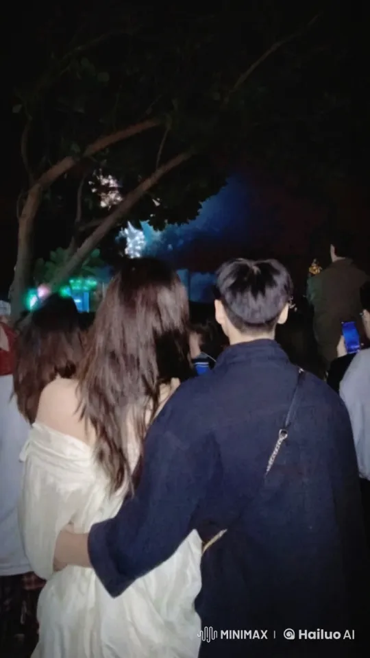 Couple Fights with Martial Arts Amidst Outdoor Event Crowd – AI Generated Video | Hailuo AI