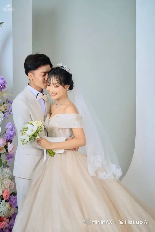 Wedding Couple's Unique Martial Arts Performance – AI Generated Video | Hailuo AI