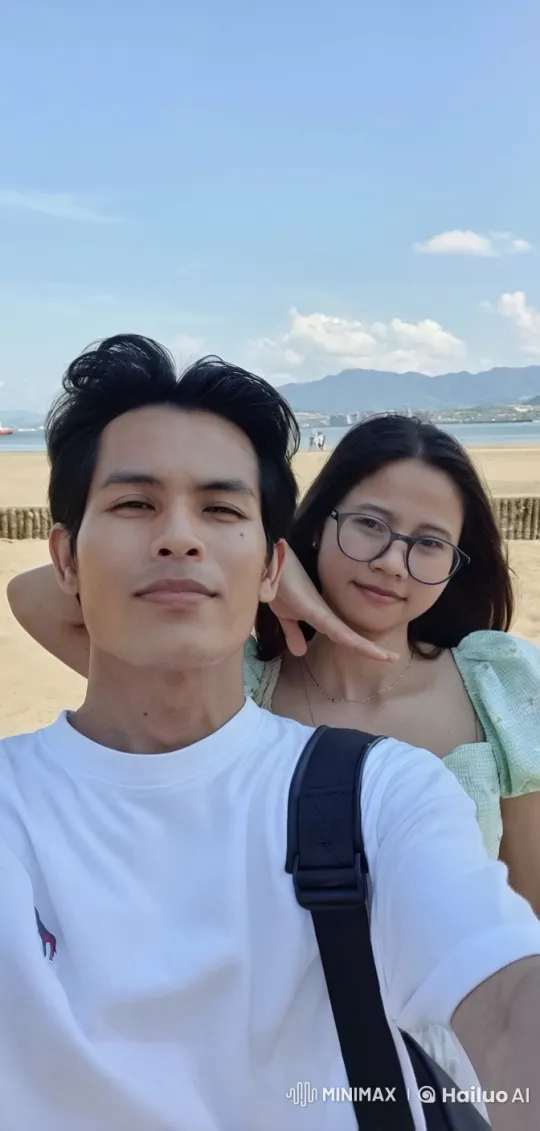 Couple Practicing Kung Fu on Serene Beach – AI Generated Video | Hailuo AI