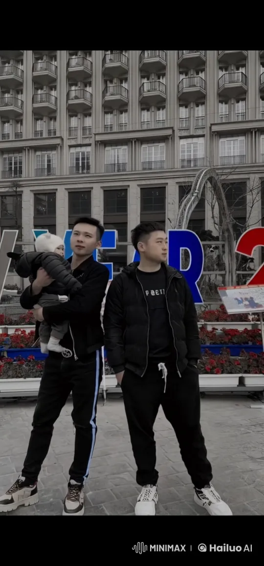 Urban Plaza Kung Fu Display and Mutual Respect Bow – AI Generated Video | Hailuo AI