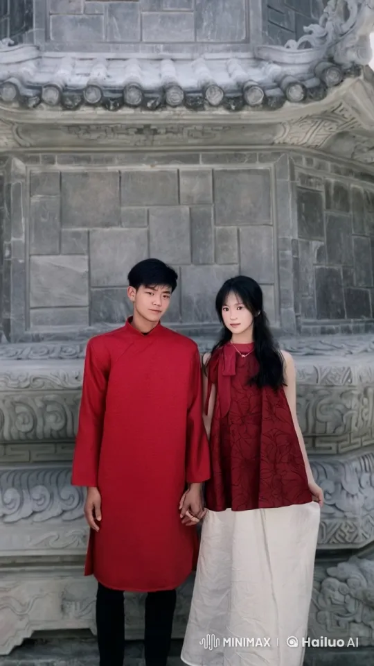 Couple Performs Synchronized Kung Fu Routine – AI Generated Video | Hailuo AI