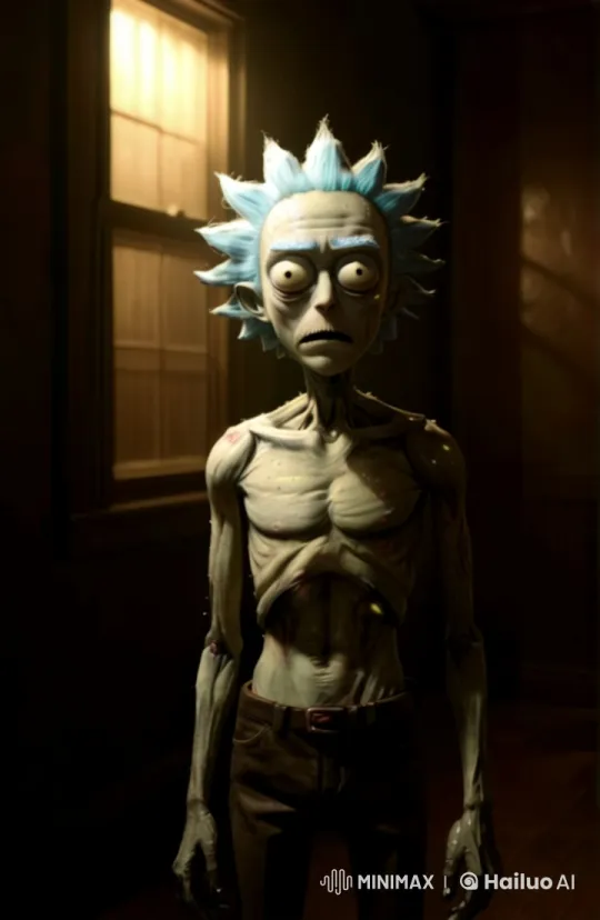 Live2D Animation: Spiky-haired Character's Warm Smile – AI Generated Video | Hailuo AI