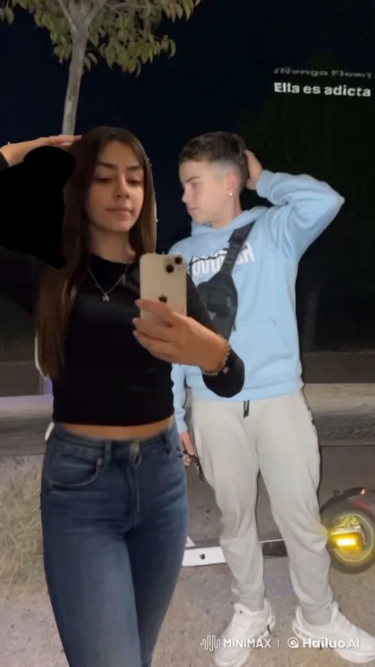 Couple Sharing a Sweet Kiss Under Night Skies – AI Generated Video | Hailuo AI