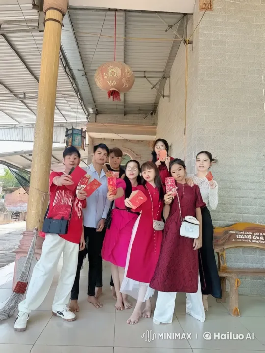 Young Group in Traditional Costumes Engages in Playful Fight Scene – AI Generated Video | Hailuo AI