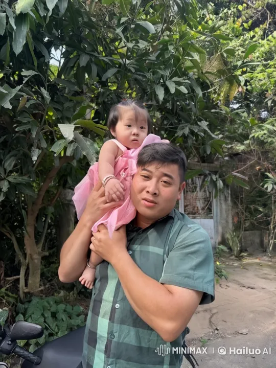 Man Demonstrates Martial Arts with Daughter in Garden – AI Generated Video | Hailuo AI
