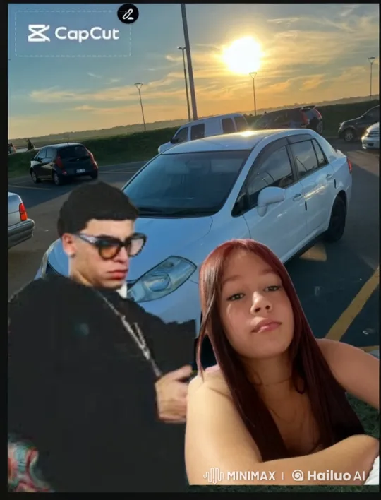 Affectionate Embrace in Sunset's Warm Glow – AI Generated Video | Hailuo AI