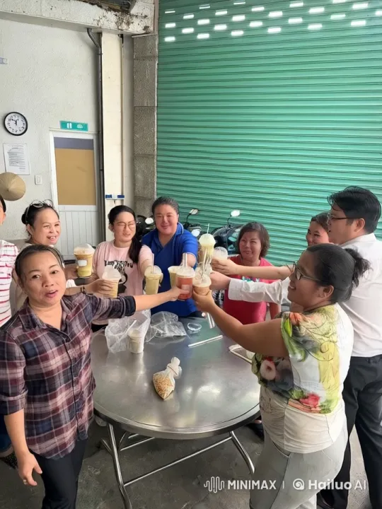 Group Celebrates with Martial Arts Display – AI Generated Video | Hailuo AI