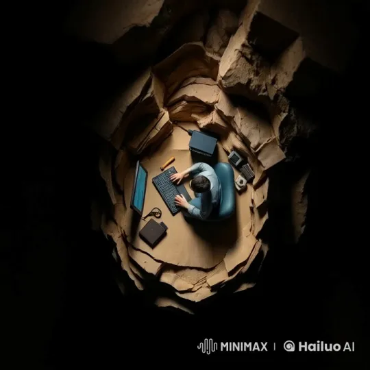 Software Developer Immersed in Own Virtual Reality Game – AI Generated Video | Hailuo AI