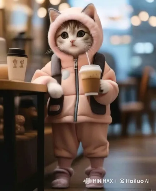 Milo's Cheerful Morning Adventure in Cat Outfit – AI Generated Video | Hailuo AI