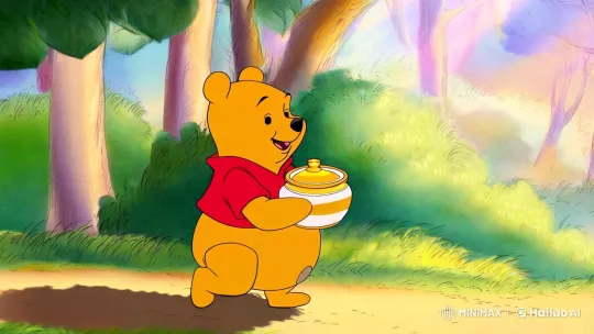 Winnie the Pooh Strolls Through Enchanted Forest – AI Generated Video | Hailuo AI