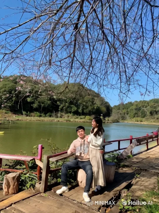 Kung Fu Showdown Amidst Serene Lakeside Scenery – AI Generated Video | Hailuo AI