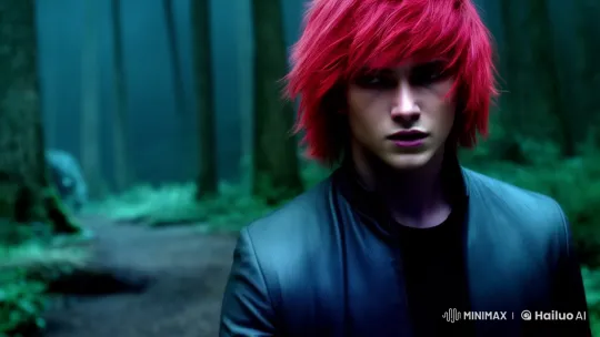 Young Mage Prepares for Showdown with Werewolf in Foggy Forest – AI Generated Video | Hailuo AI