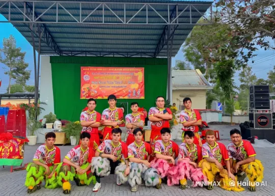 Colorful Kung Fu Performers Showcase Skills at 2025 Cultural Event – AI Generated Video | Hailuo AI