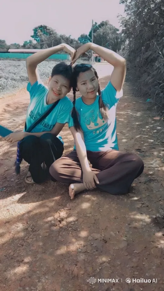 Girls Practice Kung Fu in Rural Setting – AI Generated Video | Hailuo AI