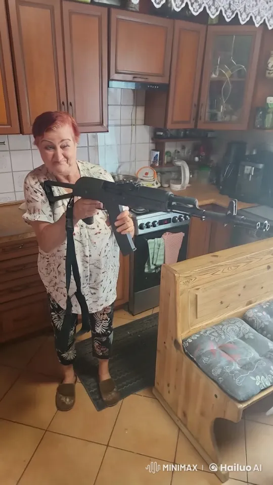 Woman Transforms into Robot While Shooting in Kitchen – AI Generated Video | Hailuo AI