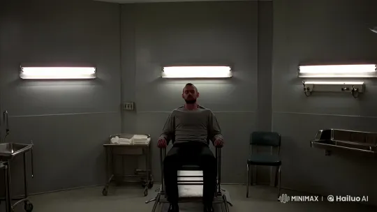 Final Moments: Lethal Injection in a Prison Chamber – AI Generated Video | Hailuo AI