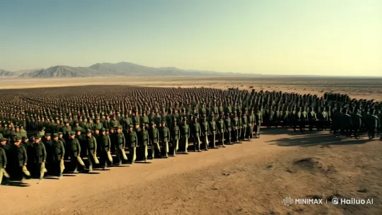 Pakistani Army Parade: Order and Power – AI Generated Video | Hailuo AI