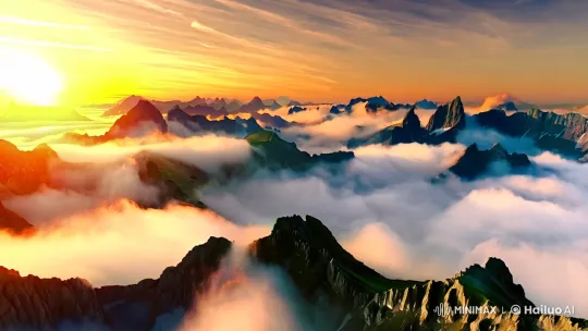 Title: "Climbing to New Heights of Hope" – AI Generated Video | Hailuo AI