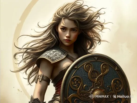 Epic Warrior Portrait: Crafting a Battle-Ready Image – AI Generated Video | Hailuo AI