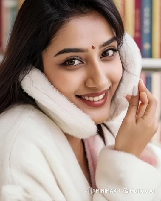 Cozy White Fur Coat Animated Video – AI Generated Video | Hailuo AI