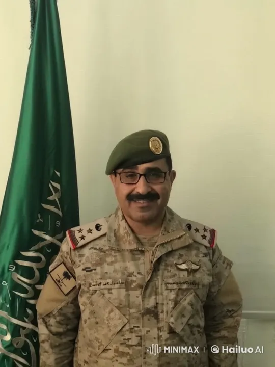 Saudi Officer Lights Cigarette in Solemn Camouflage – AI Generated Video | Hailuo AI