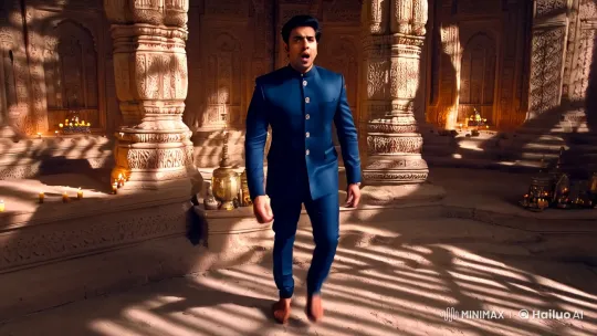 Vicky Kausal's Majestic Portrayal of Sambhaji Maharaj in Cinematic Grandeur – AI Generated Video | Hailuo AI