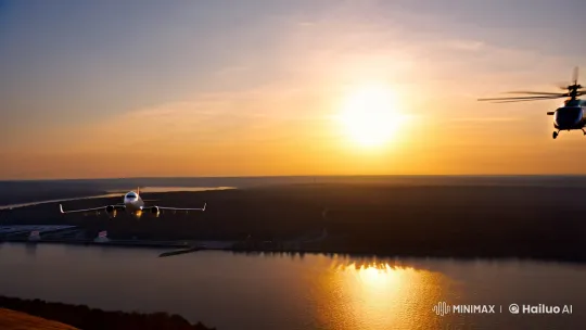 Aerial Collision Over Potomac River Captured in Stunning Detail – AI Generated Video | Hailuo AI